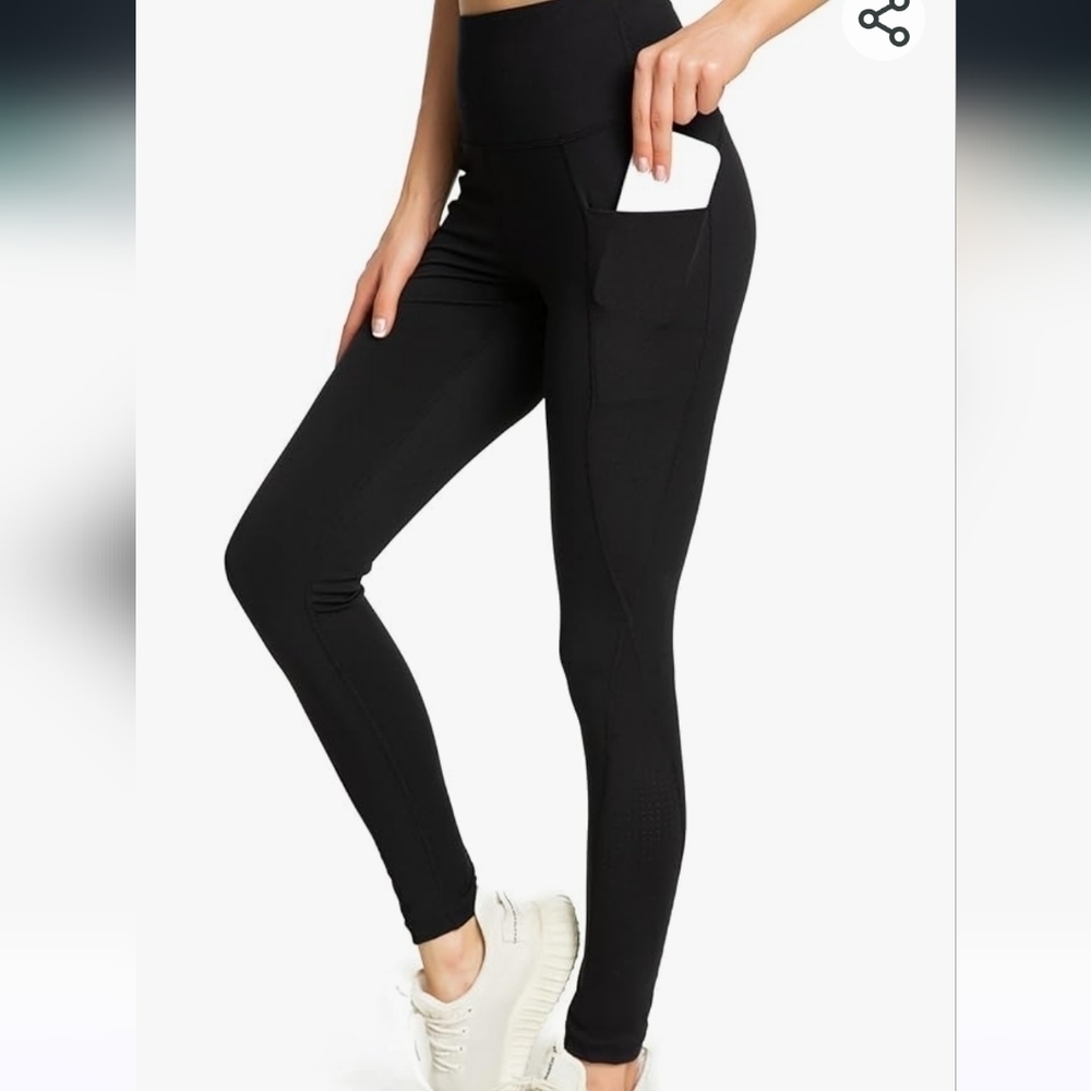 Kcutteyg Yoga Pants for Women with Pockets NWT Size S